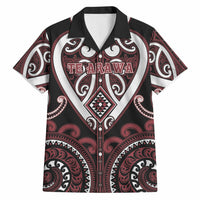 Custom Aotearoa Te Arawa Hawaiian Shirt Maori Tribal Pattern LT05 Red - Polynesian Pride