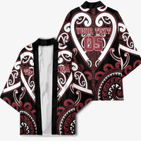Custom Aotearoa Te Arawa Kimono Maori Tribal Pattern