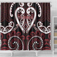 Aotearoa Te Arawa Shower Curtain Maori Tribal Pattern