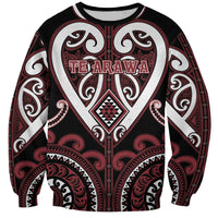 Custom Aotearoa Te Arawa Sweatshirt Maori Tribal Pattern