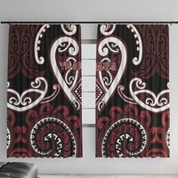 Aotearoa Te Arawa Window Curtain Maori Tribal Pattern