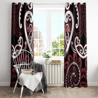 Aotearoa Te Arawa Window Curtain Maori Tribal Pattern