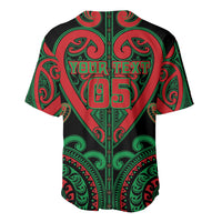 Custom Aotearoa Ngai Tuhoe Baseball Jersey Maori Tribal Pattern