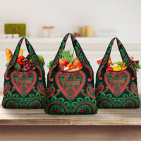 Aotearoa Ngai Tuhoe Grocery Bag Maori Tribal Pattern
