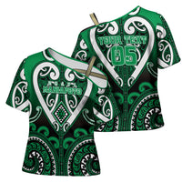 Custom Aotearoa Ngati Maniapoto Cross Shoulder Shirt Maori Tribal Pattern