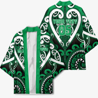 Custom Aotearoa Ngati Maniapoto Kimono Maori Tribal Pattern