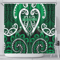Aotearoa Ngati Maniapoto Shower Curtain Maori Tribal Pattern