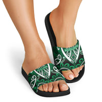 Aotearoa Ngati Maniapoto Slide Sandals Maori Tribal Pattern