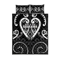 Aotearoa Ngati Raukawa Quilt Bed Set Maori Tribal Pattern