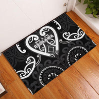 Aotearoa Ngati Raukawa Rubber Doormat Maori Tribal Pattern