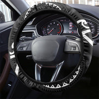 Aotearoa Ngati Raukawa Steering Wheel Cover Maori Tribal Pattern
