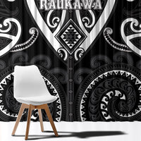 Aotearoa Ngati Raukawa Window Curtain Maori Tribal Pattern