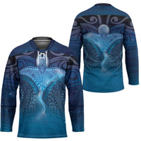 Polynesia Manta Ray Hockey Jersey Let's The Sea Set You Free - Polynesian Pride