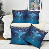 Polynesia Manta Ray Pillow Cover Let's The Sea Set You Free - Polynesian Pride