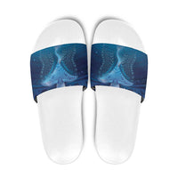 Polynesia Manta Ray Slide Sandals Let's The Sea Set You Free - Polynesian Pride