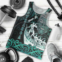 Personalised New Zealand Waka Racing Men Tank Top Maori Warriors