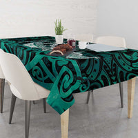 New Zealand Waka Racing Tablecloth Maori Warriors