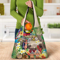 Samoa Culture Grocery Bag Embracing The Spirit
