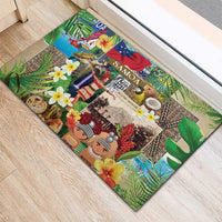 Samoa Culture Rubber Doormat Embracing The Spirit