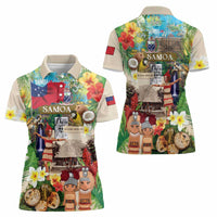 Samoa Culture Women Polo Shirt Embracing The Spirit LT05 - Polynesian Pride