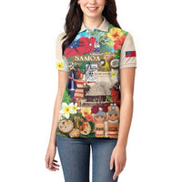 Samoa Culture Women Polo Shirt Embracing The Spirit LT05 - Polynesian Pride