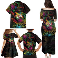 Hawaii Pride Family Matching Puletasi and Hawaiian Shirt Aloha Is Aloha LT05 - Polynesian Pride