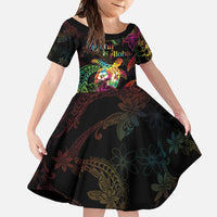 Hawaii Pride Family Matching Summer Maxi Dress and Hawaiian Shirt Aloha Is Aloha