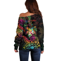 Hawaii Pride Off Shoulder Sweater Aloha Is Aloha