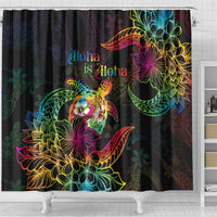 Hawaii Pride Shower Curtain Aloha Is Aloha