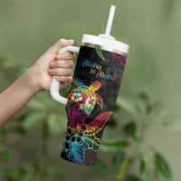 Hawaii Pride Tumbler With Handle Aloha Is Aloha