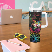 Hawaii Pride Tumbler With Handle Aloha Is Aloha