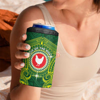 Personalized American Samoa Manua Cession Day 4 in 1 Can Cooler Tumbler Up Up The Moa