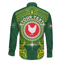 Personalized American Samoa Manua Cession Day Family Matching Off Shoulder Maxi Dress and Hawaiian Shirt Up Up The Moa