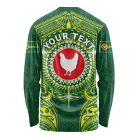 Personalized American Samoa Manua Cession Day Long Sleeve Shirt Up Up The Moa