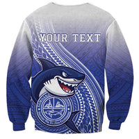 Personalized Samoana High School Sweatshirt Polynesian Tribal Shark