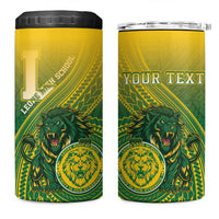 Personalized Leone High School 4 in 1 Can Cooler Tumbler Leone Lion