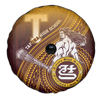 Tafuna High School Spare Tire Cover Polynesian Warrior