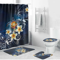 Hawaii Honu Bathroom Set Polynesian Curves Plumeria - Polynesian Pride
