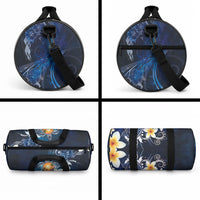 Hawaii Honu Duffle Bag Polynesian Curves Plumeria
