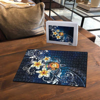 Hawaii Honu Puzzle Polynesian Curves Plumeria - Polynesian Pride