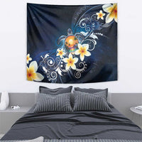 Hawaii Honu Tapestry Polynesian Curves Plumeria - Polynesian Pride