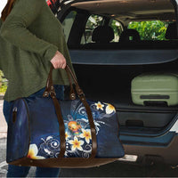 Hawaii Honu Travel Bag Polynesian Curves Plumeria - Polynesian Pride