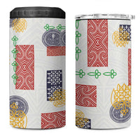 Vintage Lapita 4 in 1 Can Cooler Tumbler Iconic Double Face Pattern