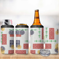 Vintage Lapita 4 in 1 Can Cooler Tumbler Iconic Double Face Pattern