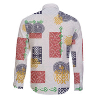 Vintage Lapita Family Matching Puletasi and Hawaiian Shirt Iconic Double Face Pattern