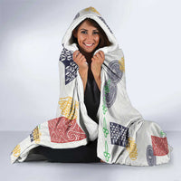 Vintage Lapita Hooded Blanket Iconic Double Face Pattern
