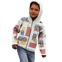 Vintage Lapita Kid Hoodie Iconic Double Face Pattern