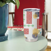 Vintage Lapita Tumbler Cup Iconic Double Face Pattern