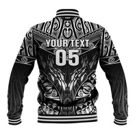 Custom New Zealand Fishing Baseball Jacket Aotearoa Maori Koru - Polynesian Pride