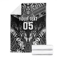 Custom New Zealand Fishing Blanket Aotearoa Maori Koru - Polynesian Pride